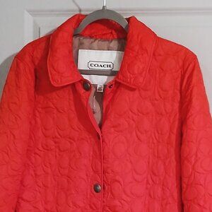COACH quilted JACKET lightweight